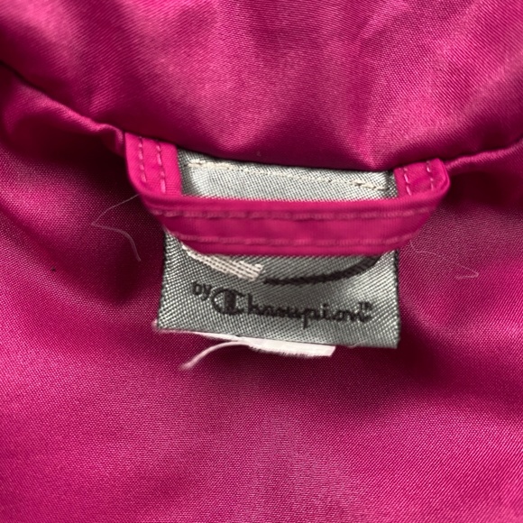 Champion Women's Fuchsia Rain Jacket Size Small - Picture 4 of 15
